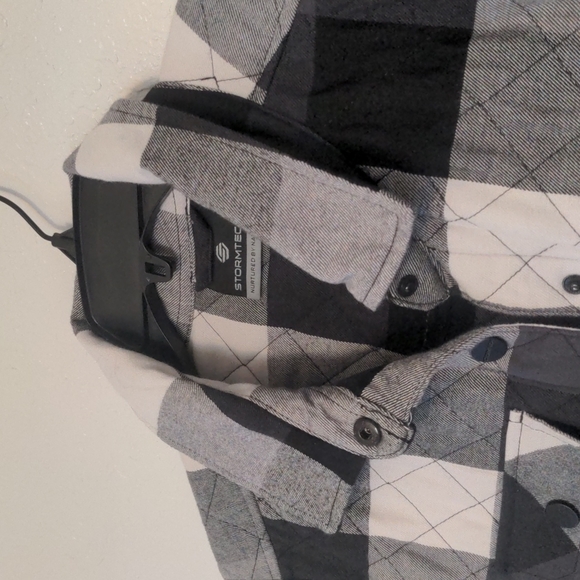 Stormtech natural by nature QPX-1W flannel jacket size women's large - Picture 9 of 10